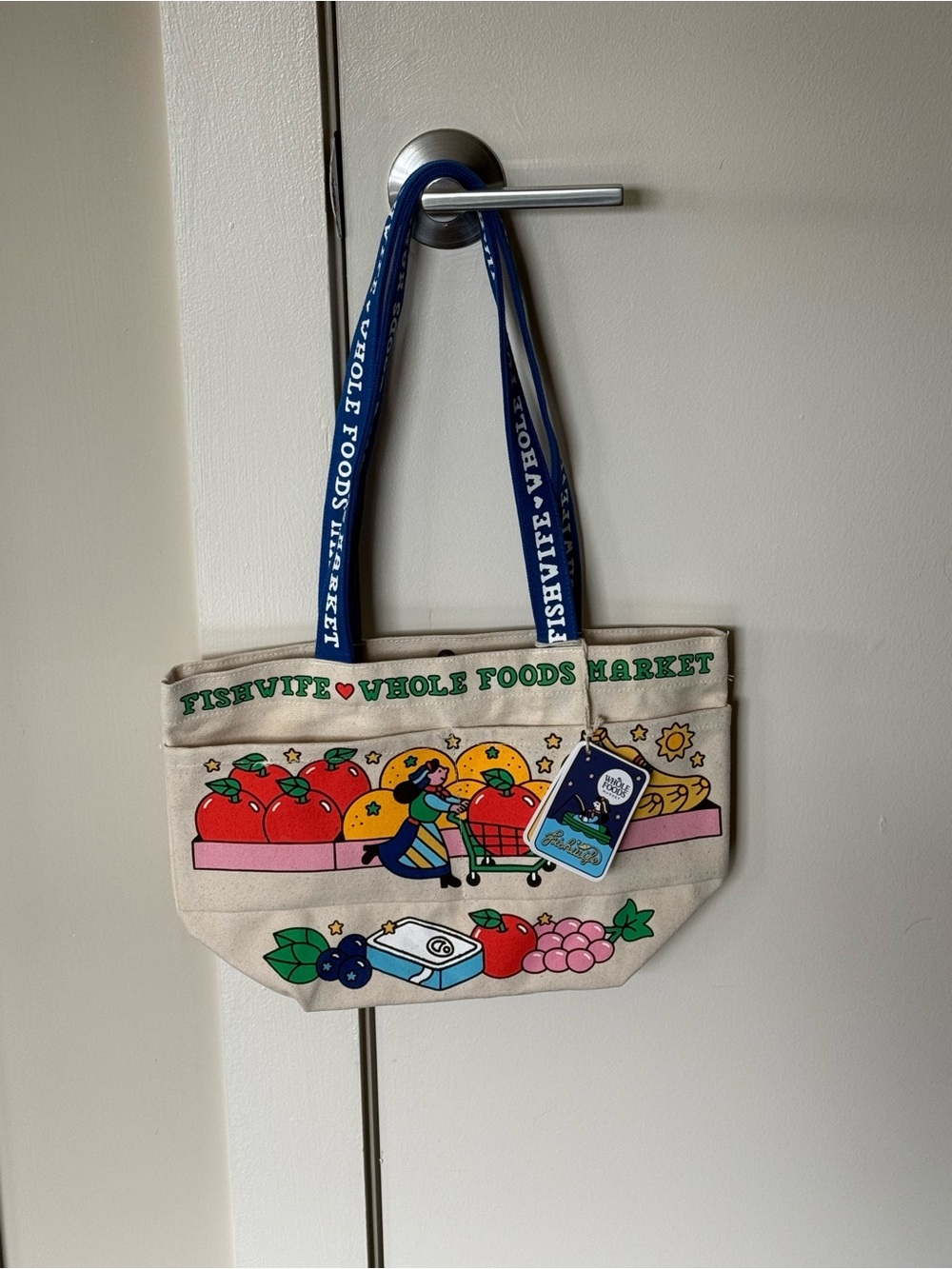 Whole Foods Market x Fishwife Canvas Tote Bag Exclusive Collab